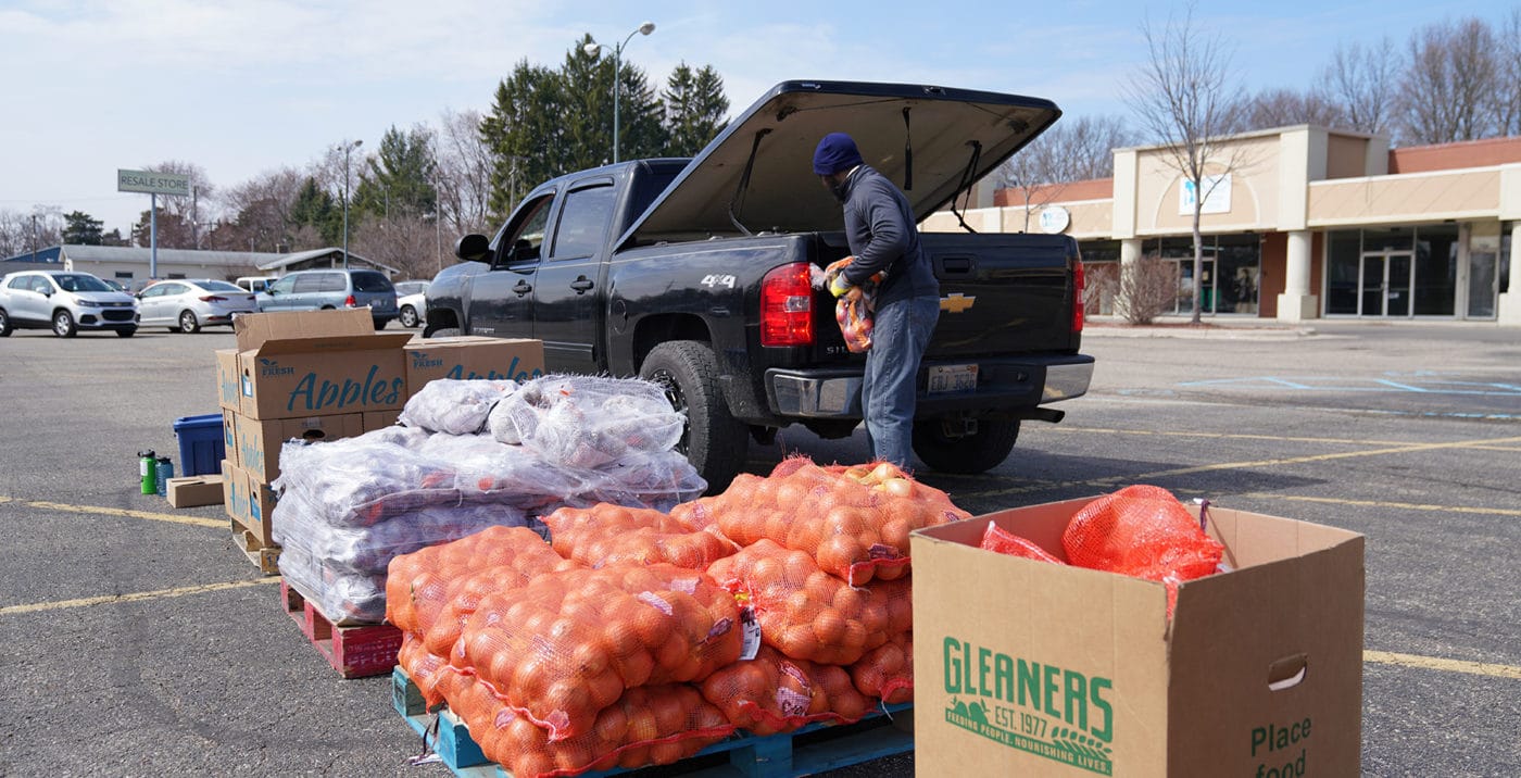 Loading up a Truck at an Emergency Mobile