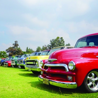 cars lined up