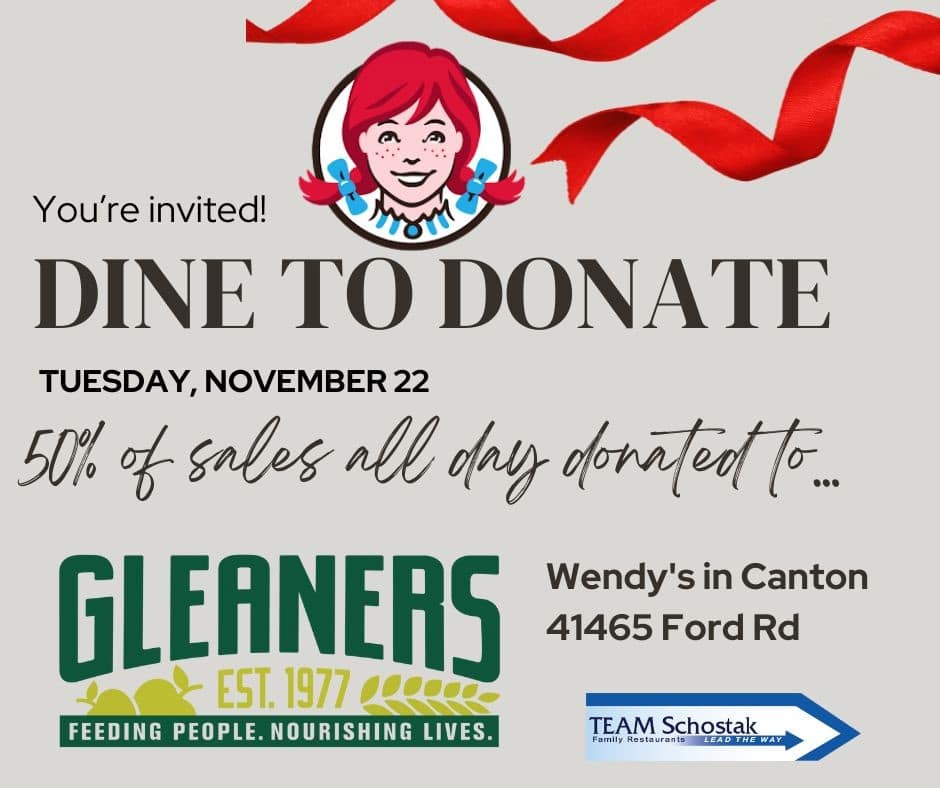 Wendy's Canton Dine to Donate