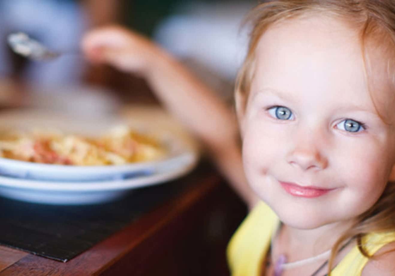 Little Girl Eating