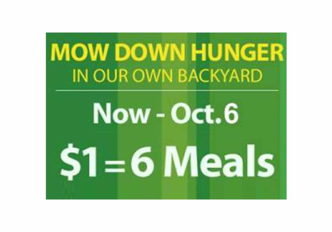 Mow Down Hunger Banner